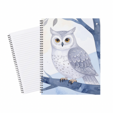 Notebook Owl Blue